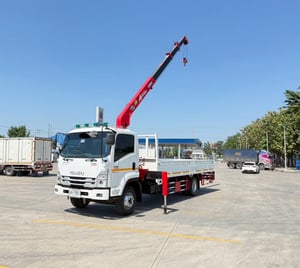 ISUZU NEW FRR 210 ติดเครน 3 ตัน 4 ปลอก 