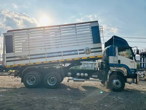 ISUZU FXZ 360 พ่วงแม่ลูกดั้มพ์คอกเกษตร