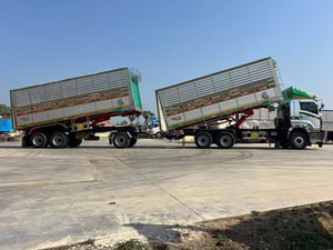 ISUZU FXZ 360 พ่วงแม่ลูกดัมพ์เกษตร ISUZU FXZ 360 พ่วงแม่ลูกดัมพ์เกษตร