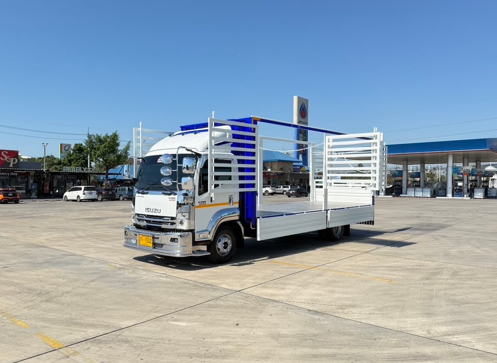 ฟรีๆ❗️ค่าจัด ค่าโอน ส่งทั่วไทย❗️ไมล์ 48,955 กิโล❗️ ISUZU NEW FRR 210 ปี2566
