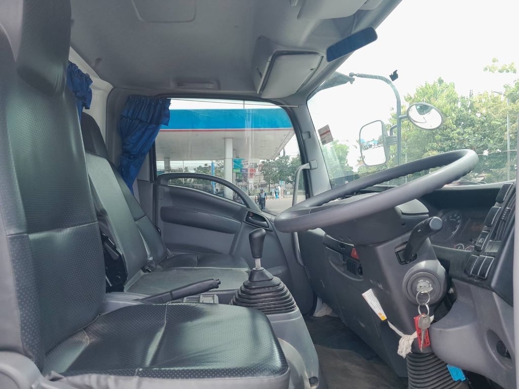 ISUZU.FRR 210 แรงกะบะเหล็กเปิดข้างได้รอบ