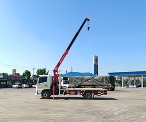 รถ6ล้อติดเครน HINO FC9J 210 แรง ปี 2567 เครน 3 ตัน