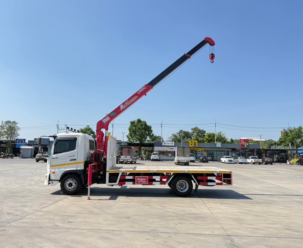 ไมล์ 49,662 กิโล❗️HINO FC9J 210 ปี 2567 ติดเครน UNIC รุ่น URV 343 ขนาด 3 ตัน ไมล์ 49,662 กิโล❗️HINO FC9J 210 ปี 2567 ติดเครน UNIC รุ่น URV 343 ขนาด 3 ตัน