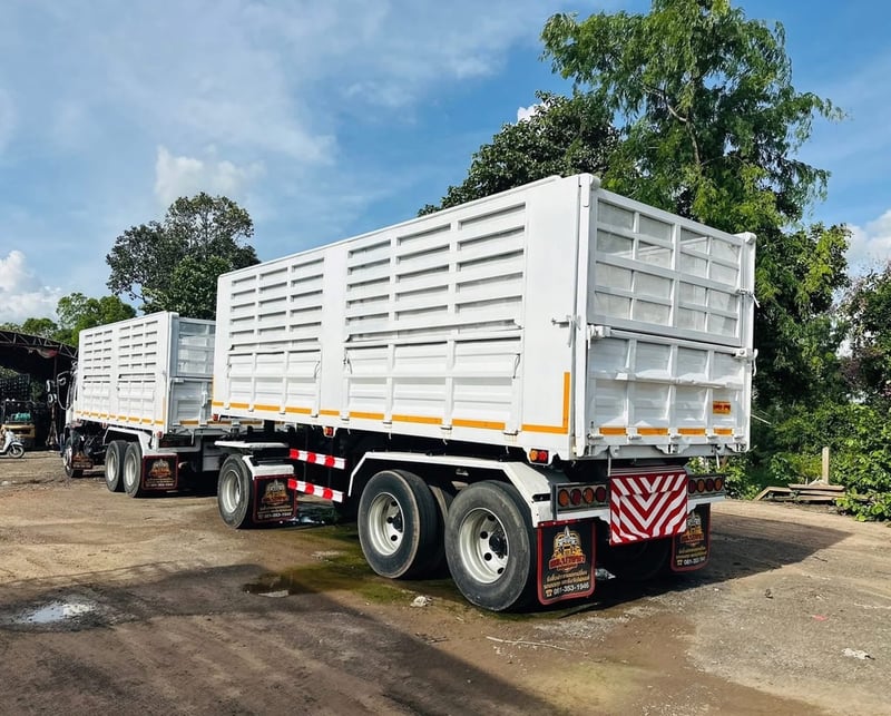 ISUZU FXZ 320 ปี 2550 พ่วงแม่ลูก ดั้มพ์เกษตร