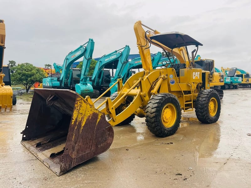 รถตัก CAT920 เอวอ่อน แขนยาว เครื่องเกียรดี