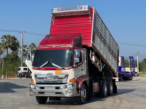 ไมล์ 34,466 กิโล❗️HINO FM8J 260 ปี 2566  ดั้มพ์คอกเกษตร