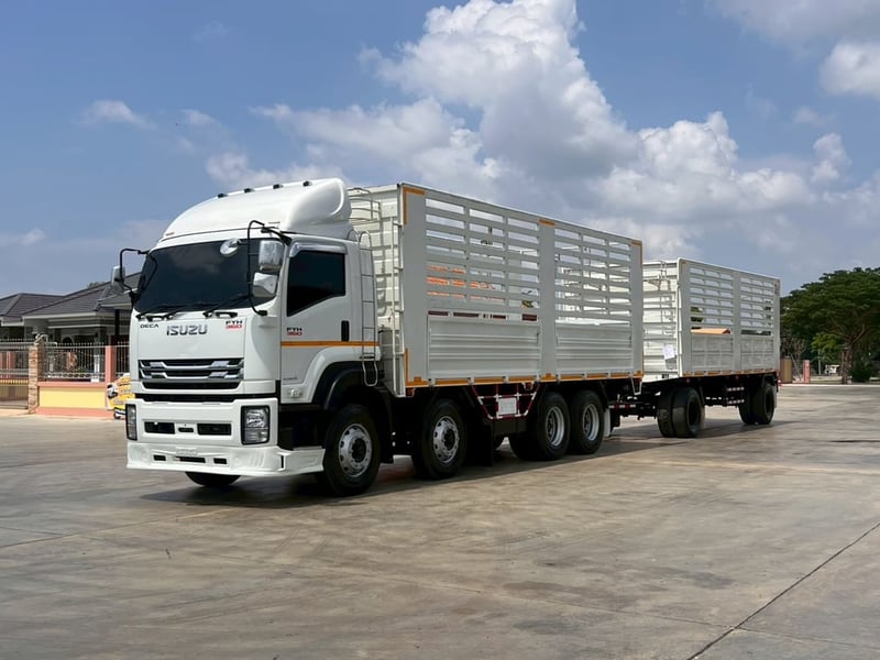 เข้าใหม่❗️ISUZU FYH 360 JT ปี 2565 พ่วงแม่ลูก (ไม่ดั้มพ์)