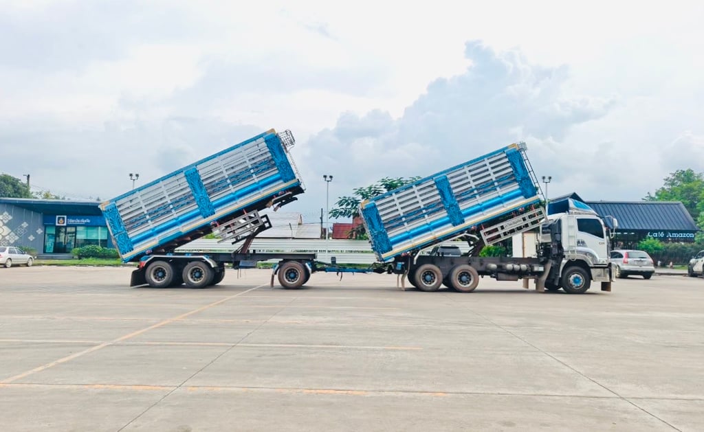 เข้าใหม่❗️ไมล์ 1 แสนกว่า ISUZU FXZ 360 MT ไฟใหม่ พ่วงแม่ลูกดั้มเกษตร ปี 2567 เข้าใหม่❗️ไมล์ 1 แสนกว่า ISUZU FXZ 360 MT ไฟใหม่ พ่วงแม่ลูกดั้มเกษตร ปี 2567