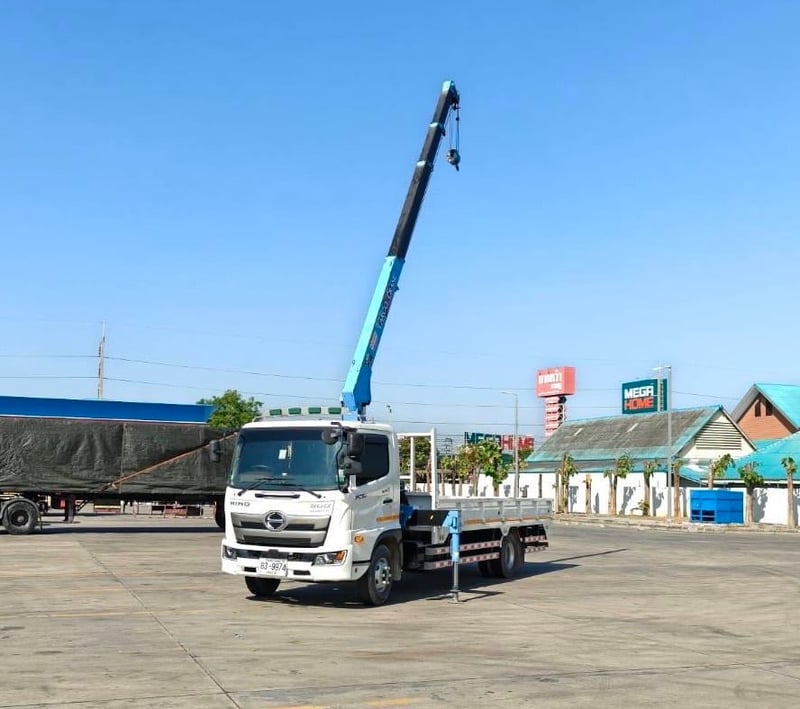 ไมล์ 37,028 กิโล❗️HINO FC9J 210 ปี 2566 ติดเครน 3 ตัน