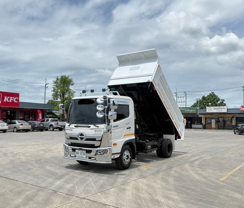 6ล้อดั้มพ์ HINO NEW FC9J 175 เเรง ดั้มพ์ 5 คิว 