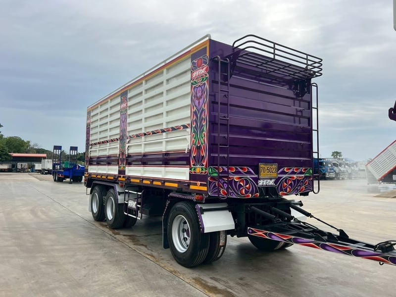 ไมล์ 77,544 กิโล❗️HINO FM 2P 380 แรง พ่วงแม่ลูกคอกเกษตรไม่ด้ั้มพ์