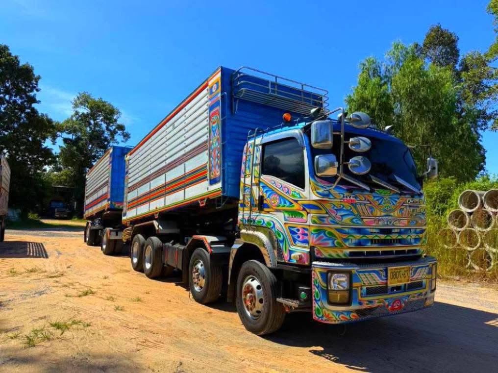 ISUZU FYH 360 แรง พ่วงแม่ลูกดั้มพ์เกษตร กะบะมีเนียม ISUZU FYH 360 แรง พ่วงแม่ลูกดั้มพ์เกษตร กะบะมีเนียม