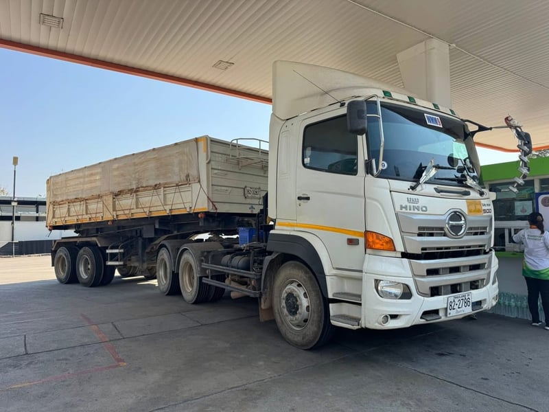 หัวลาก HINO วิคเตอร์ 380 ปี 61 ปี 65   หางเซมิดั้มสามมิตร   ปี 64 ปี 65 