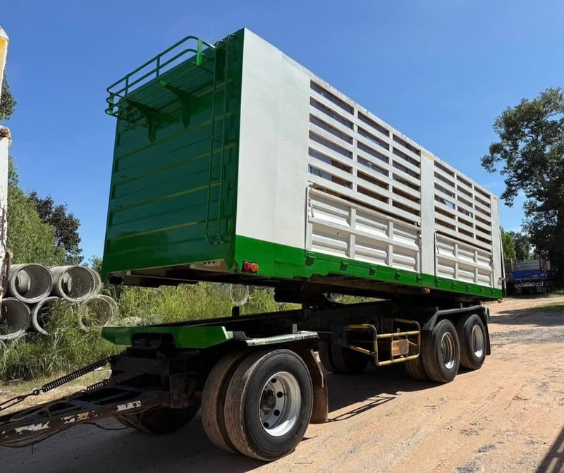 ISUZU 320 ปี 2549 พ่วงแม่ลูกดั้มพ์เกษตร