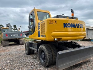 PW 130-6 ล้อยาง เครื่องปั้มดี ไฟฟ้าเต็ม PW 130-6 ล้อยาง เครื่องปั้มดี ไฟฟ้าเต็ม