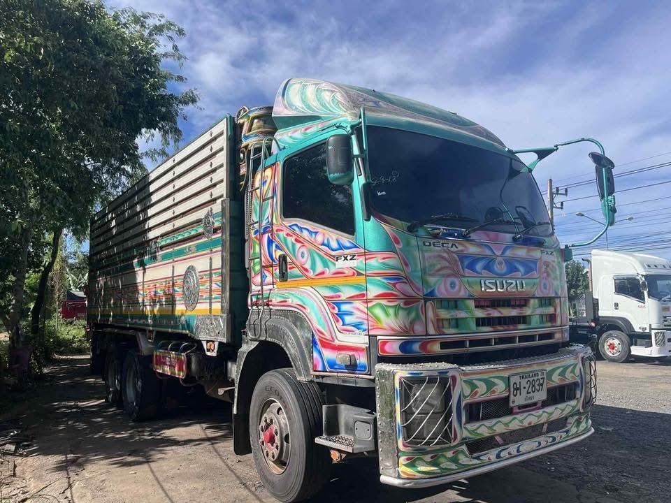 ดาวน์ต่ำได้เลย  ISUZU 360 แรง  พ่วงแม่ลูกดั้มพ์เกษตร