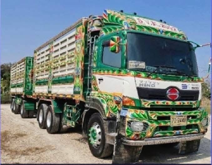 HINO 344 พ่วงแม่ลูกดั้มพ์