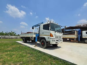HINO 195 ติดเครนทาดาโน่ ZFX 5 ตัน 4 ปอก 