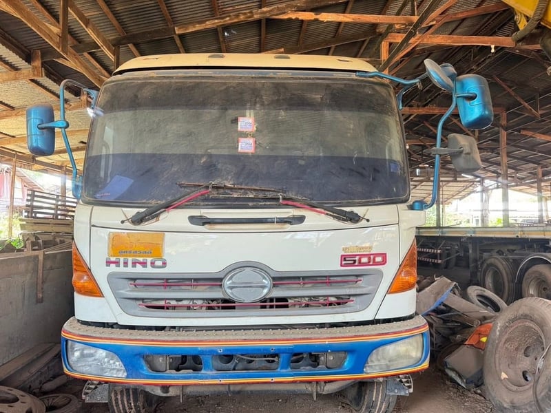 หัวลากก๊าส CNG พร้อมหางก้าง 2 เพลา