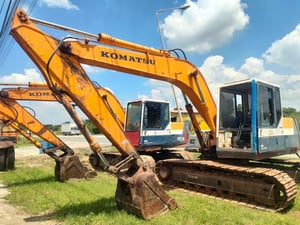 รถแบคโฮ PC120-5 ลอเลอร์ 7 ลูก รถแบคโฮ PC120-5 ลอเลอร์ 7 ลูก