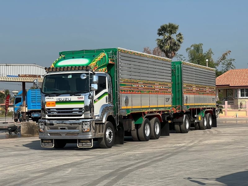 ISUZU FXZ 360 พ่วงแม่ลูกดัมพ์เกษตร