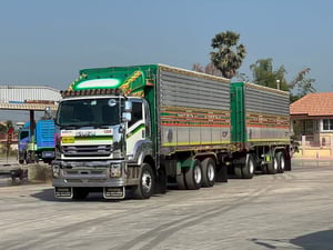 ISUZU FXZ 360 พ่วงแม่ลูกดัมพ์เกษตร