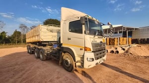 หัวลาก HINO วิคเตอร์ 380 ปี 61 ปี 65   หางเซมิดั้มสามมิตร   ปี 64 ปี 65 