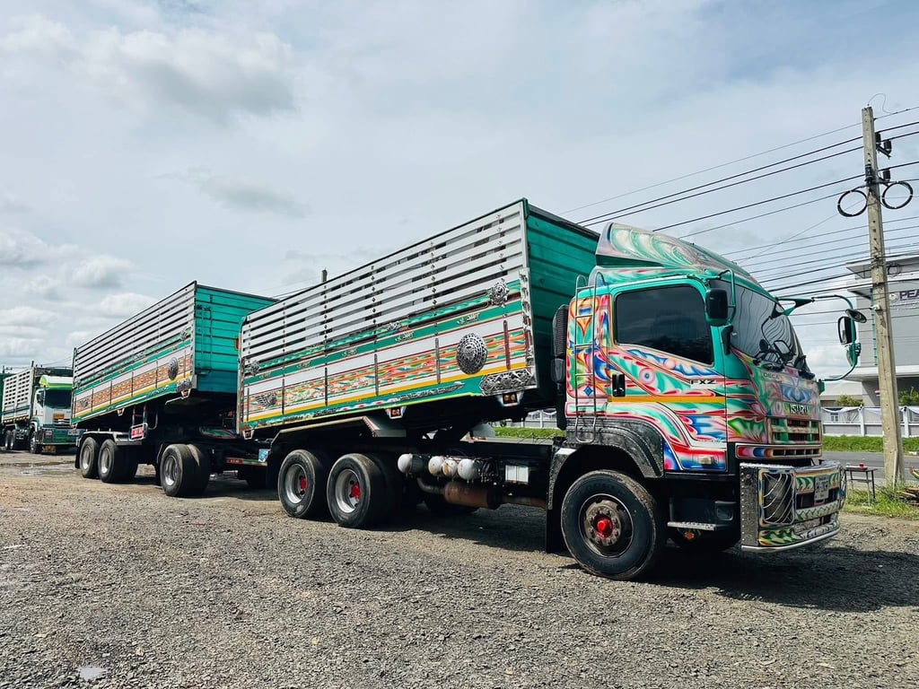 ISUZU FXZ  360 ปี 2556 พ่วงแม่ลูกดั้มพ์เกษตร