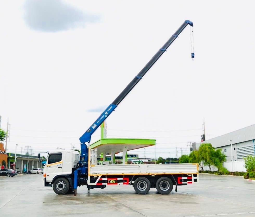 เข้าใหม่ ❗️ 37.492 กิโล❗️HINO. FL8J 260  10ล้อติดเครน  TADANO ZE555ตัน รับซื้อ-ขาย-แลกเปลี่ยน-รถ?