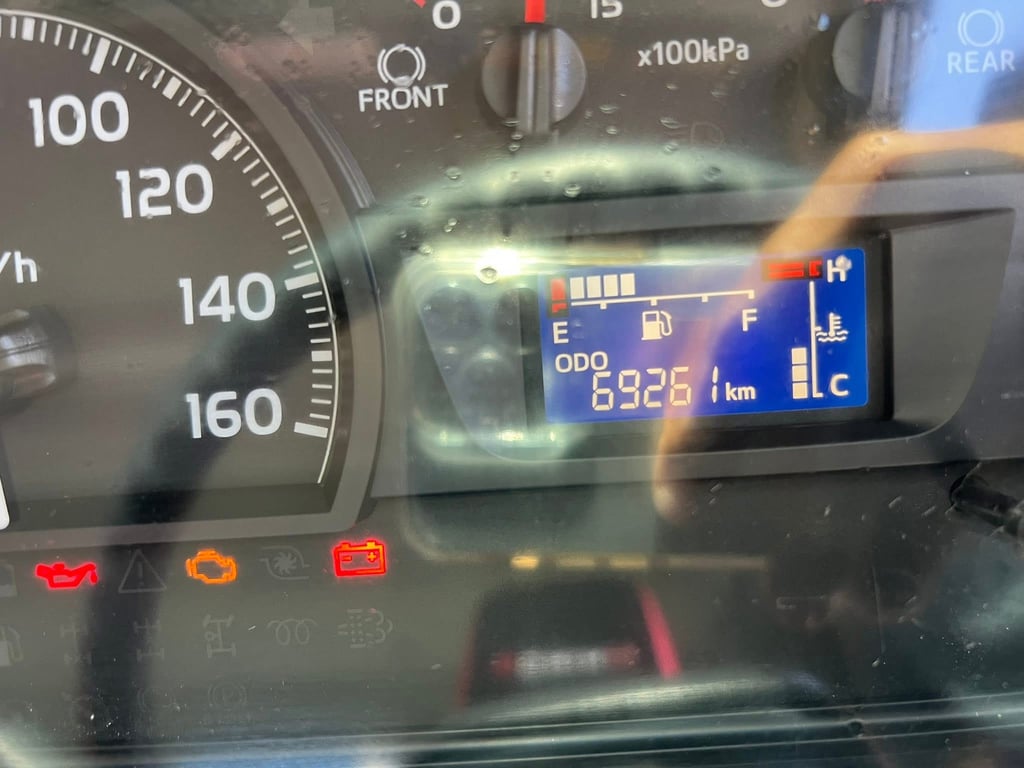 ไมล์ 68,915 กิโล❗️HINO GY2P 380 ปี 2565 พ่วงแม่ลูกพื้นเรียบ