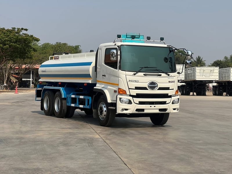เข้าใหม่❗️HINO FM8J 260 บรรทุกน้ำ แท็งค์น้ำสเปรย์น้ำ💦(ใหม่) เข้าใหม่❗️HINO FM8J 260 บรรทุกน้ำ แท็งค์น้ำสเปรย์น้ำ💦(ใหม่)