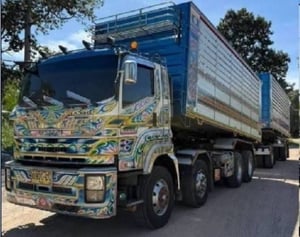 ISUZU FYH 360 พ่วงแม่ลูกดั้มพ์เกษตร