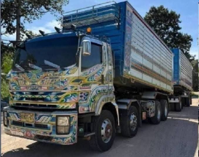 ISUZU FYH 360 พ่วงแม่ลูกดั้มพ์เกษตร