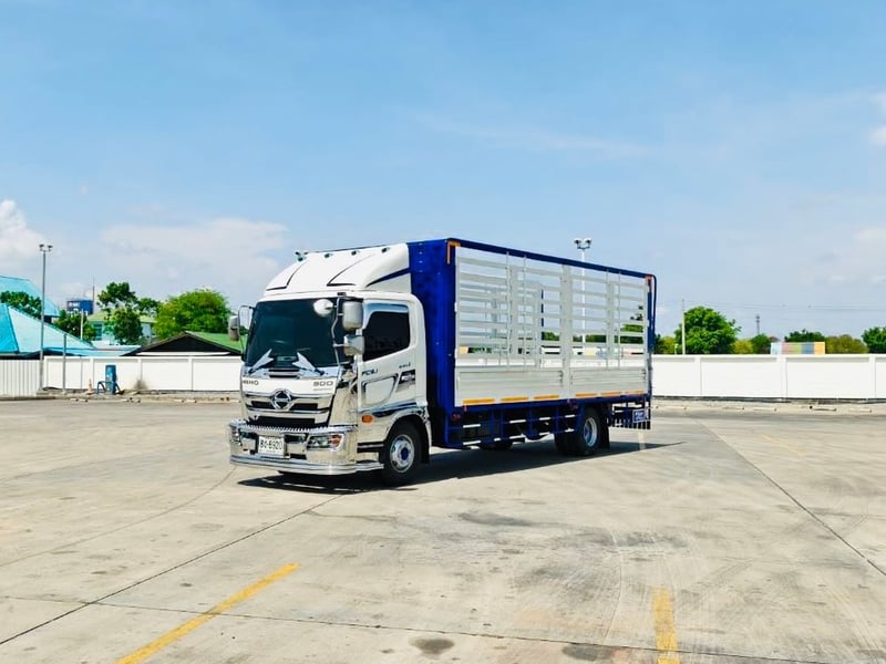 HINO NEW FC9J 210 กะบะเหล็กเปิด ได้รอบ