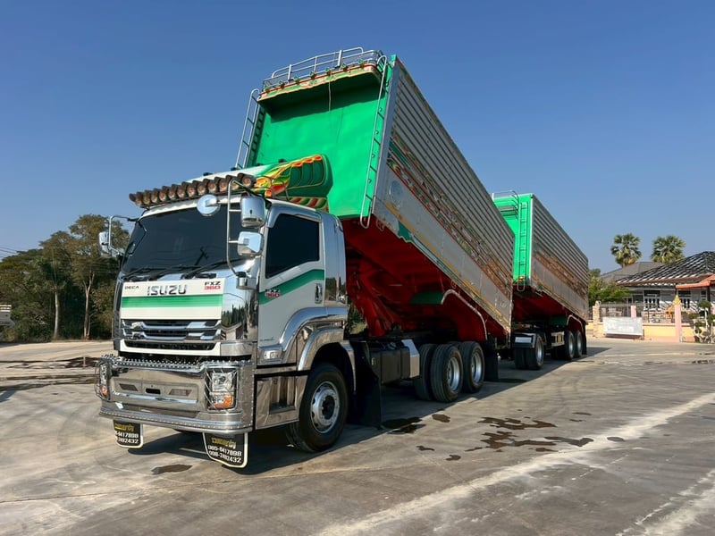 ISUZU FXZ 360 แม่ลูกดัมพ์คอกเกษตร