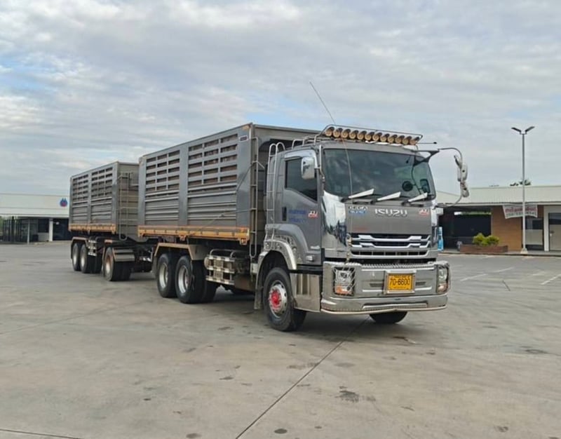 ISUZU FXZ 360 MT ปี 2566 แม่ลูกดั้มพ์คอกเกษตร ISUZU FXZ 360 MT ปี 2566 แม่ลูกดั้มพ์คอกเกษตร