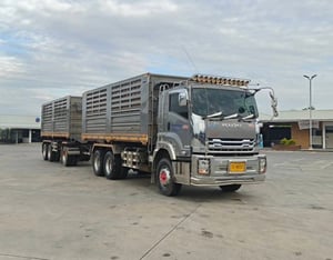 ISUZU FXZ 360 MT ปี 2566 พ่วงแม่ลูกดั้มพ์ คอกเกษตร