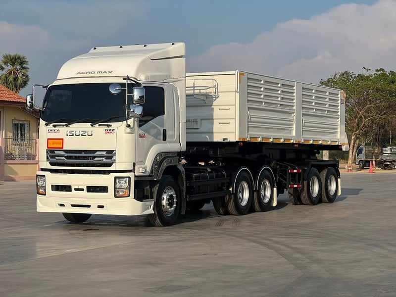 ISUZU GIGA FXZ 360 MT พ่วงแม่ลูกดั้มพ์เกษตร
