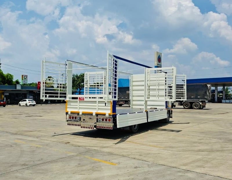 เข้าใหม่❗️ไมล์ 41,302❗️HINO NEW FC9J 175  กะบะเหล็กคอกเปิดได้รอบกว้างใน 2.30  ยาวใน 6.55 สูงใน 2.30 เมตร  ปี 2566 ราคา 1,280,000 บาท 📞094-653-6339 อิฐ