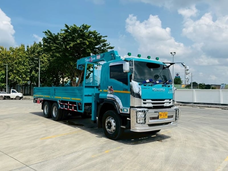 ไมล์ 98,054 กิโล❗️ISUZU FVM 240 คลัซซี MT เครน 5 ตัน
