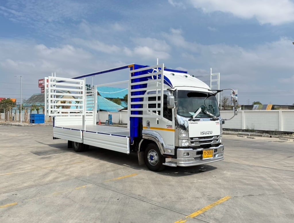 ฟรีๆ❗️ค่าจัด ค่าโอน ค่าส่ง ทั่วไทย❗️ไมล์ 167,522.กิโล  ISUZU FRR 210 ปี 2564