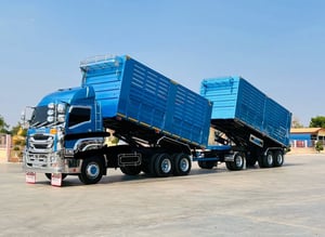 ISUZU GIGA FXZ 360 MT พ่วงแม่ลูกดั้มพ์เกษตร