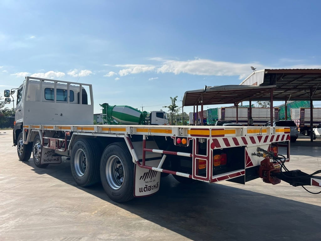 ไมล์ 68,915 กิโล❗️HINO GY2P 380 ปี 2565 พ่วงแม่ลูกพื้นเรียบ