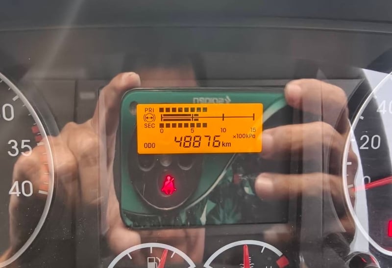 ไมล์ 48,876 กิโล❗️ISUZU NEW FRR 210 กะบะเหล็ก