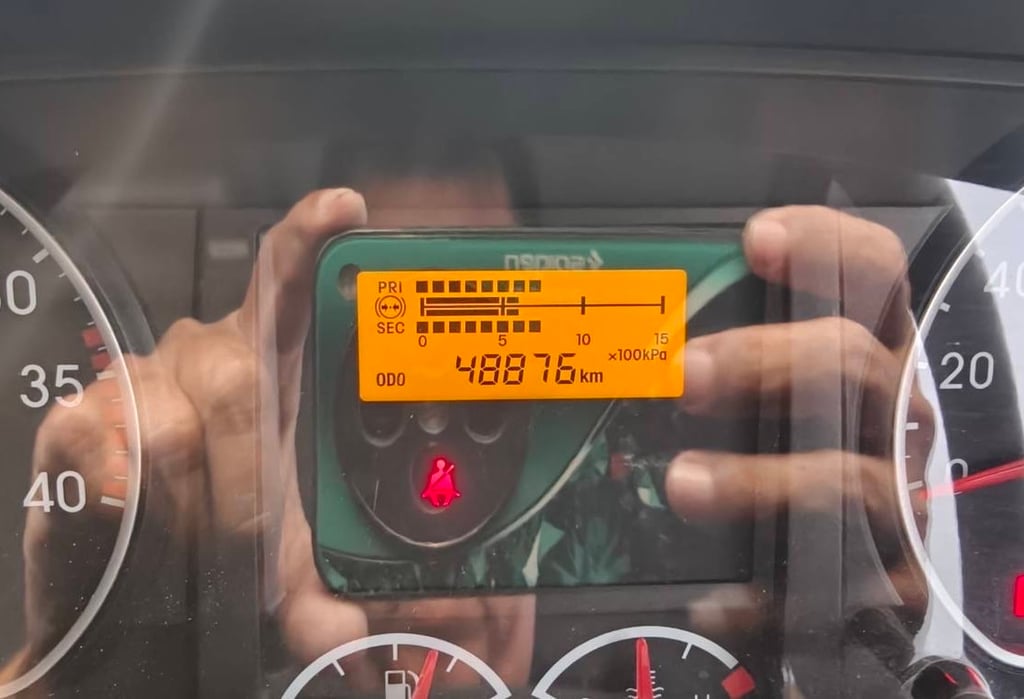 ไมล์ 48,876 กิโล❗️ISUZU NEW FRR 210 กะบะยาว 6.50 เมตร  ปี 2566