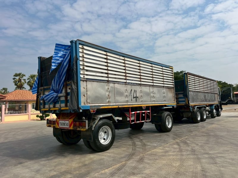 รถพ่วงแม่ลูก ISUZU FYH 360 แรง ปี 2556 ด้้มพ์คอกเกษตร รถพ่วงแม่ลูก ISUZU FYH 360 แรง ปี 2556 ด้้มพ์คอกเกษตร