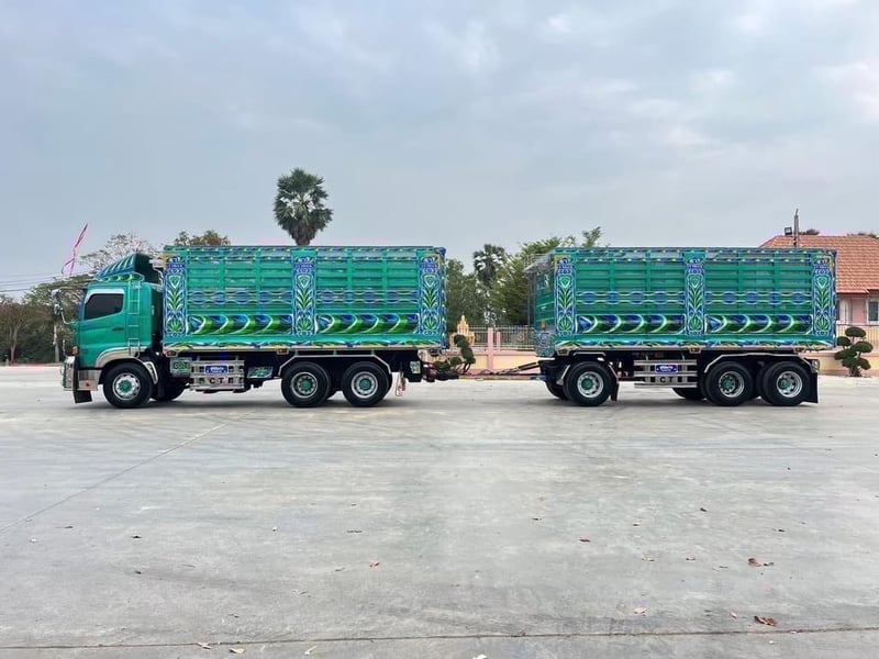 HINO FM1A 344 พ่วงแม่ลูกเกษตร