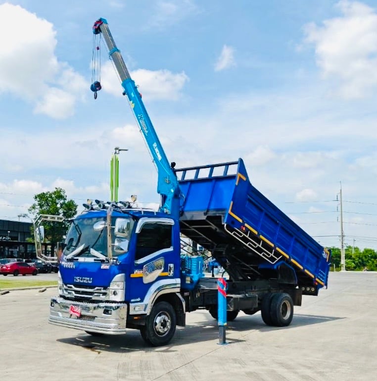 ไมล์ 12,769 กิโล❗️NEW FRR210 ติดเครน XCMG ใหม่  3 ตันอิฐ