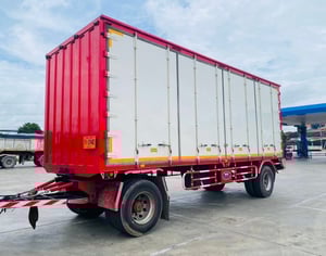 ขายลูกพ่วงตู้แห้ง 10 บาน  ยาว 7.70 เมตร  อู่ BBC บ้านบึง ปี2566