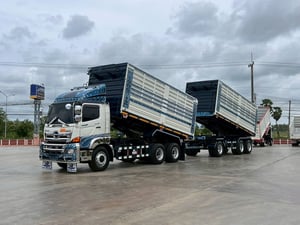 ไมล์ 81,748 กิโล❗️HINO FM2P 380 พ่วงแม่ลูกตั้มพ์เกษตร อู่.พิรุณ ไมล์ 81,748 กิโล❗️HINO FM2P 380 พ่วงแม่ลูกตั้มพ์เกษตร อู่.พิรุณ